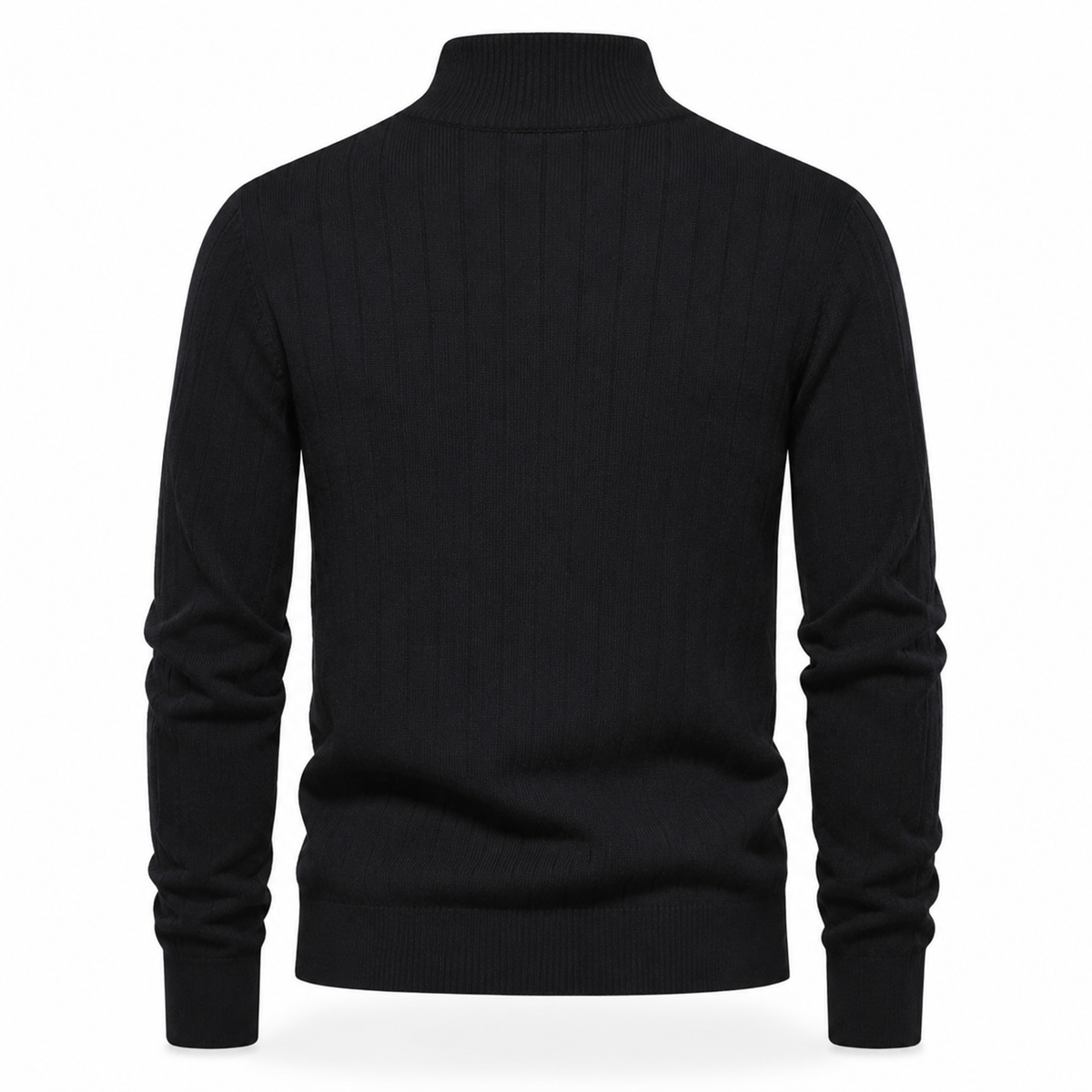 OUTLET™ Premium Ribbed Quarter-Zip Sweater